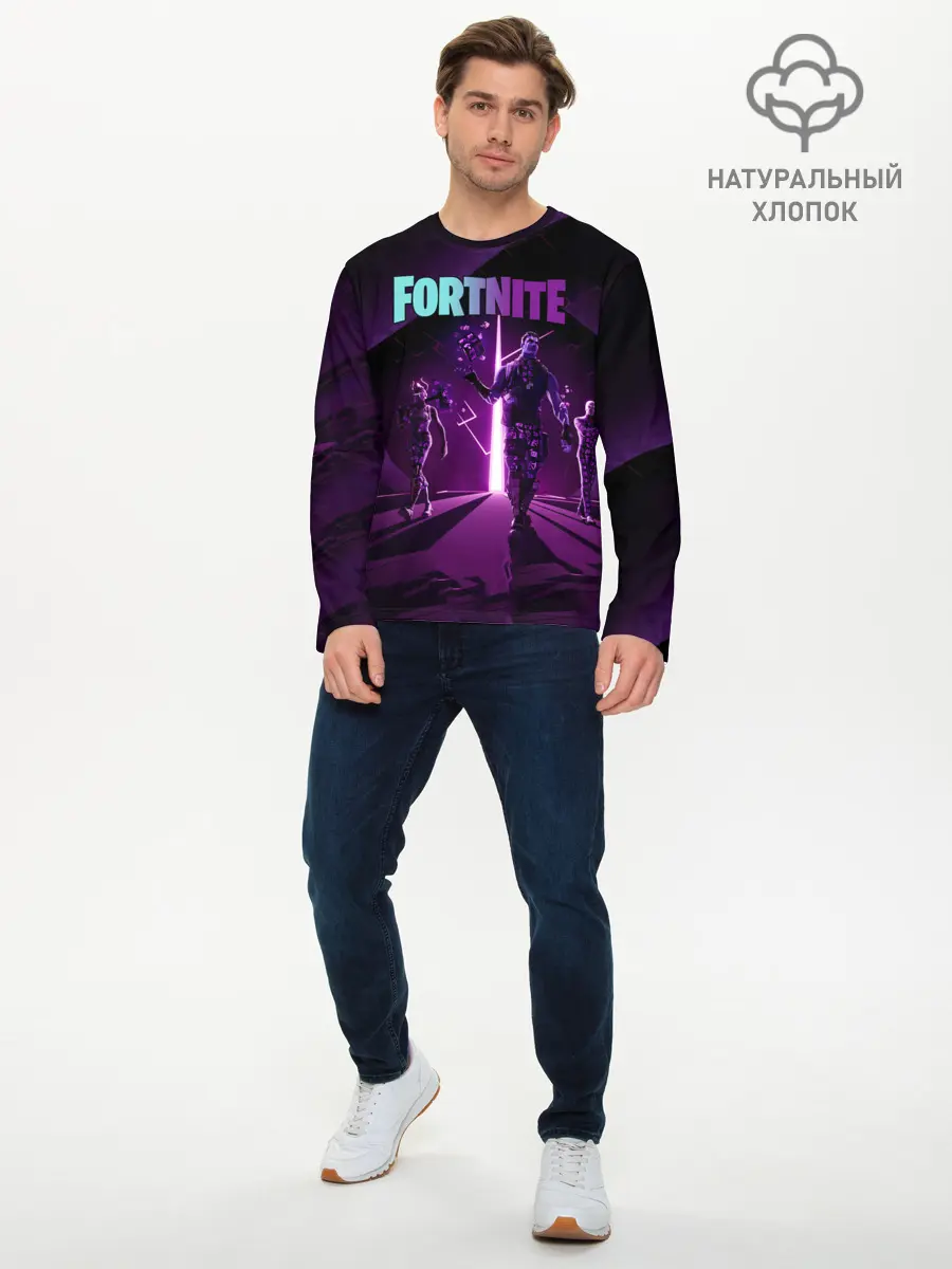 Мужской лонгслив базовый / fortnite (P007_P004ooo2722027, P004ooo2722027)