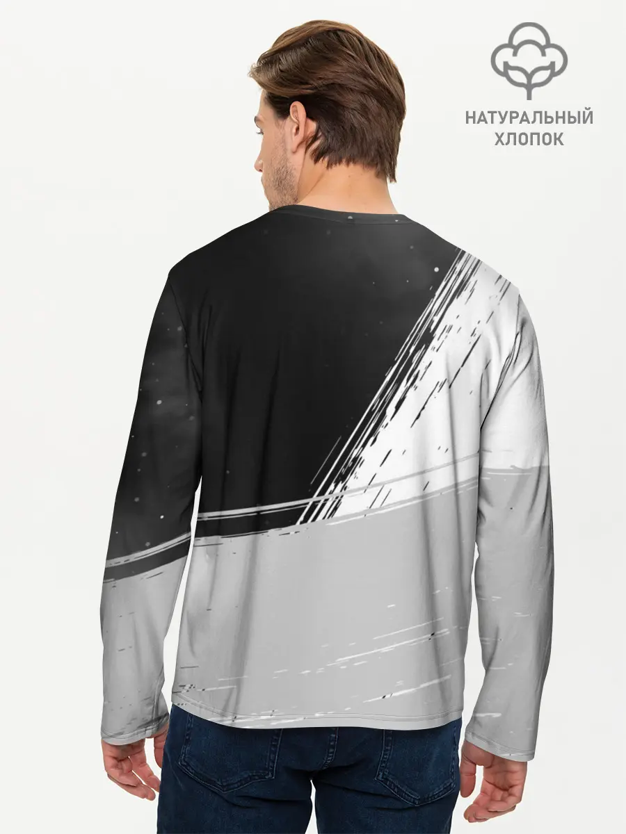 Мужской лонгслив базовый / HYUNDAI / Хендай (P007_P004ooo2726341, P004ooo2726341)