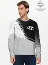 Мужской лонгслив базовый / HYUNDAI / Хендай (P007_P004ooo2726341, P004ooo2726341)