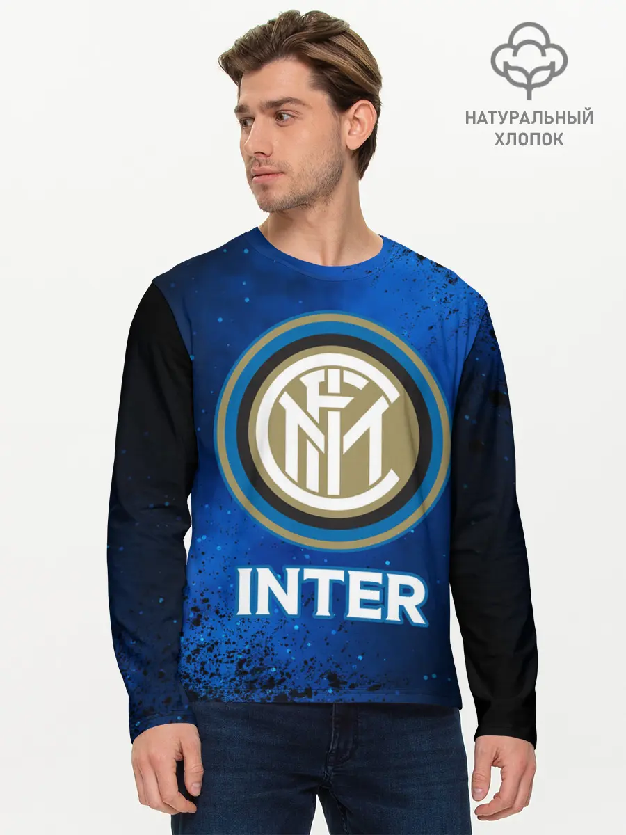 Мужской лонгслив базовый / INTER / Интер (P007_P004ooo2724291, P004ooo2724291)
