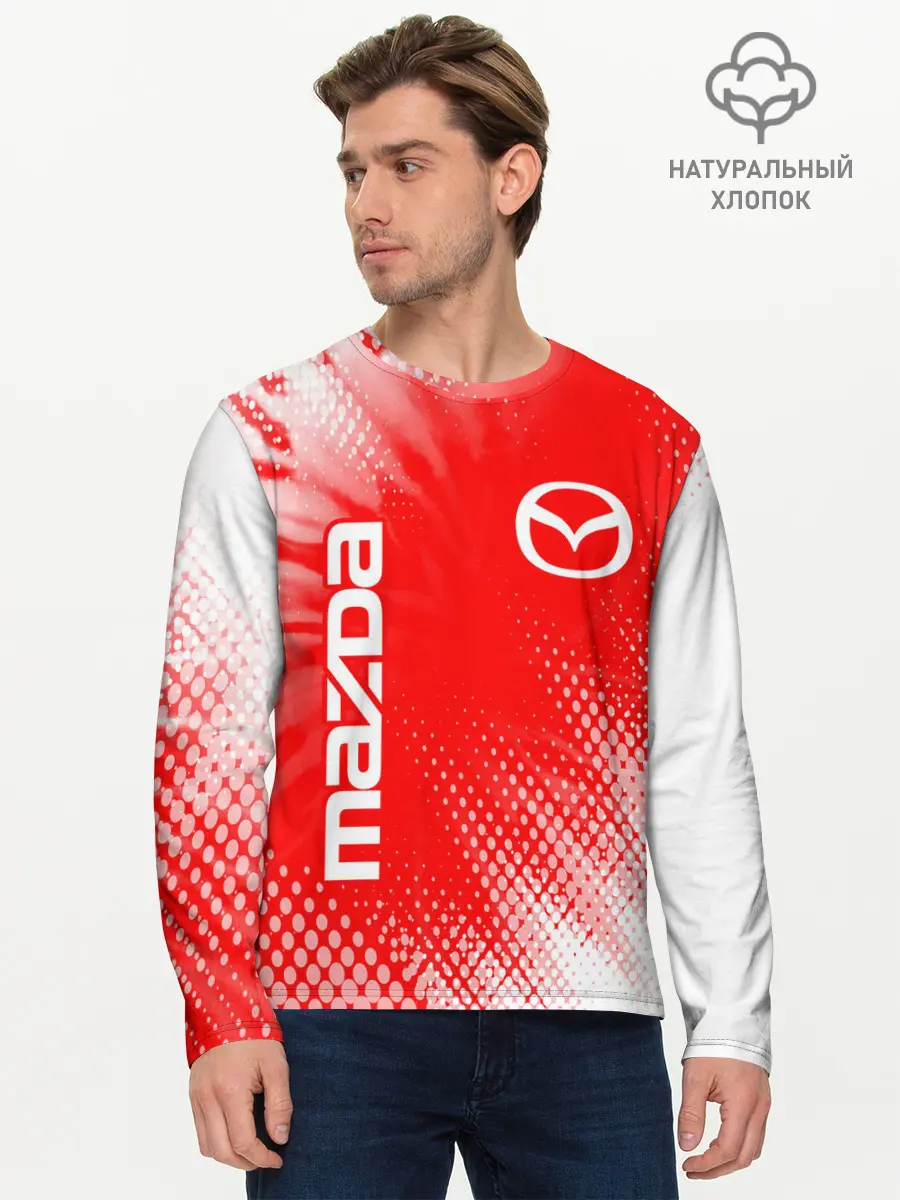 Мужской лонгслив базовый / MAZDA / Мазда (P007_P004ooo2727861, P004ooo2727861)