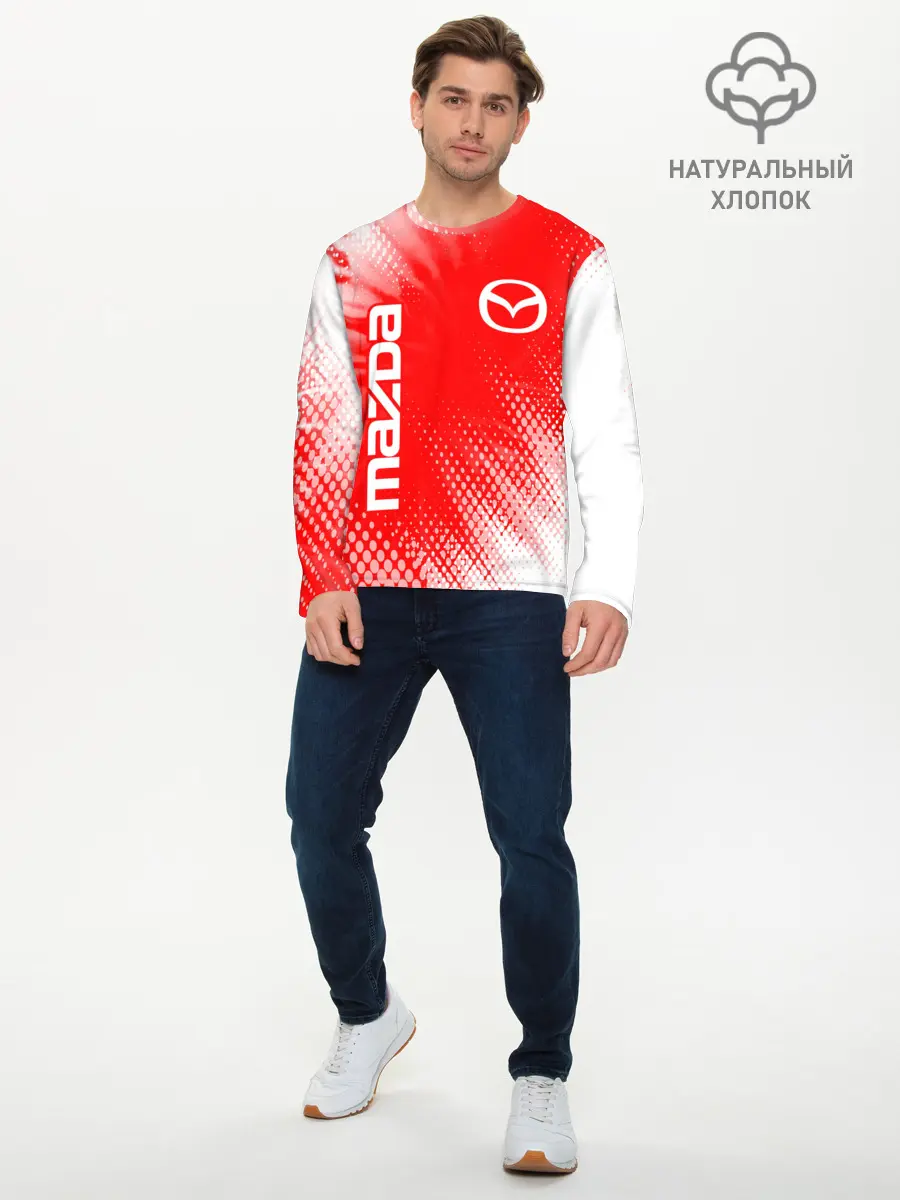 Мужской лонгслив базовый / MAZDA / Мазда (P007_P004ooo2727861, P004ooo2727861)