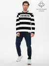 Мужской лонгслив базовый / Костюм заключенного (P007_P004ooo2727607, P004ooo2727607)