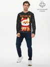 Мужской лонгслив базовый / Just Call Me Santa (P007_P004ooo2728897, P004ooo2728897)