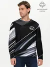 Мужской лонгслив базовый / Hyundai (P007_P004ooo2728141, P004ooo2728141)