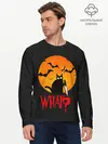 Мужской лонгслив базовый / What Cat (P007_P004ooo2729943, P004ooo2729943)
