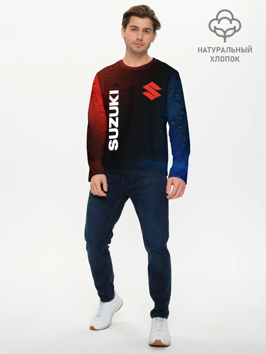 Мужской лонгслив базовый / SUZUKI / Сузуки (P007_P004ooo2730889, P004ooo2730889)