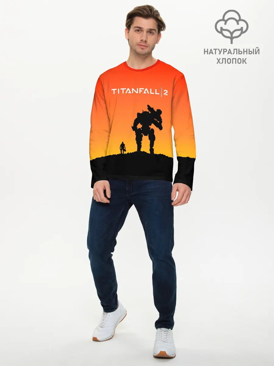 Мужской лонгслив базовый / TITANFALL 2 (P007_P004ooo2730945, P004ooo2730945)
