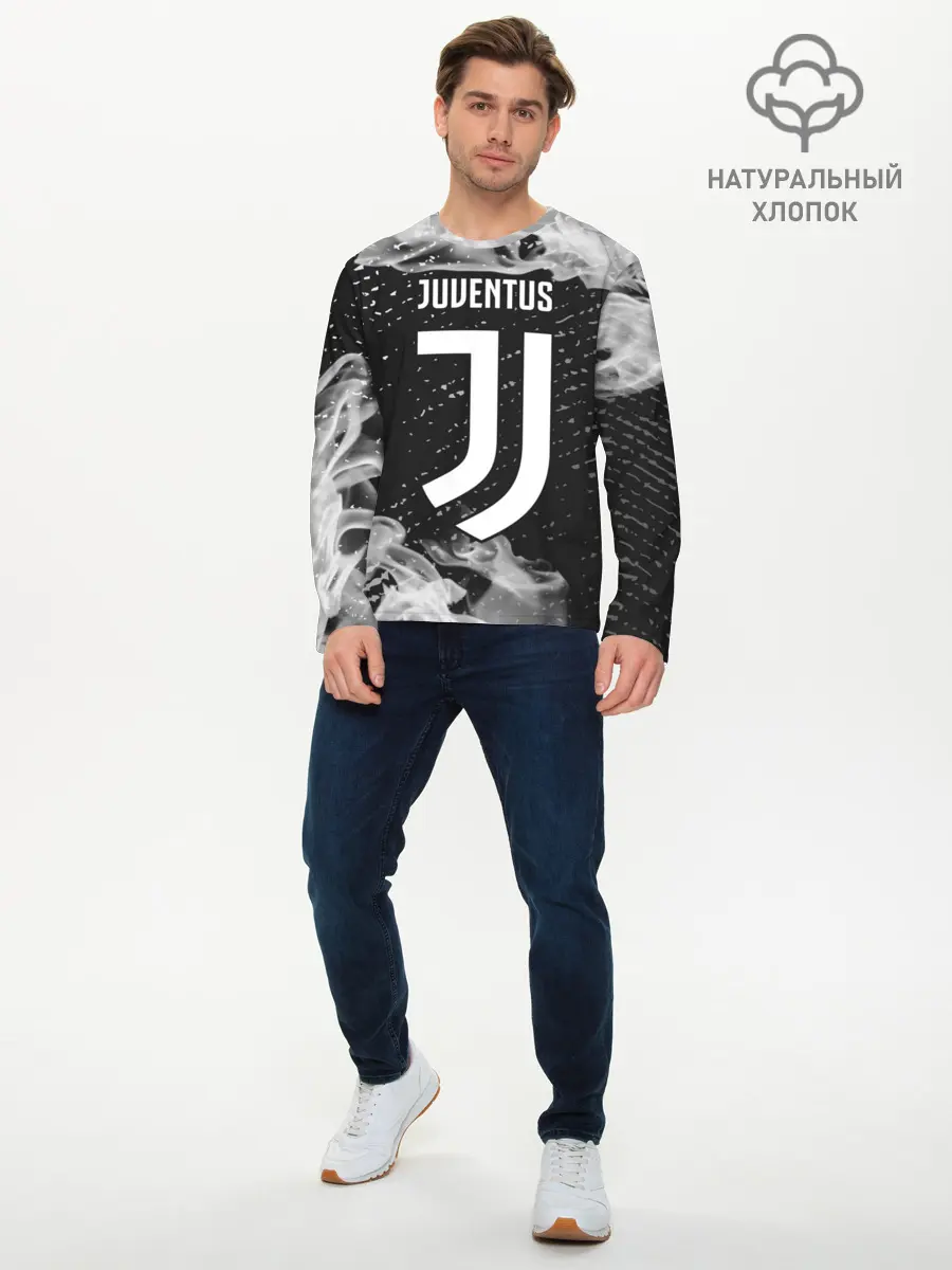 Мужской лонгслив базовый / JUVENTUS / ЮВЕНТУС (P007_P004ooo2729063, P004ooo2729063)