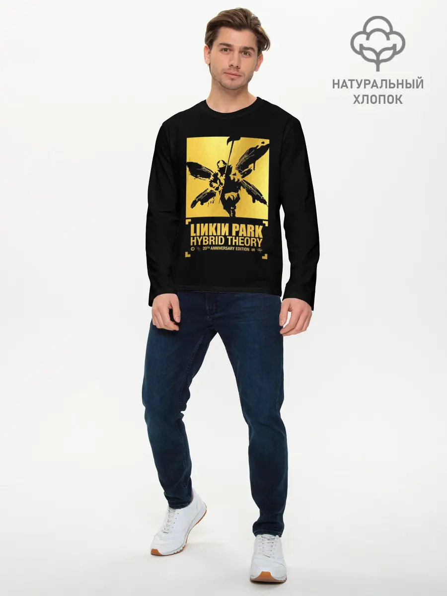 Мужской лонгслив базовый / Hybrid Theory 20th Anniversary (P007_P004ooo2732175, P004ooo2732175)