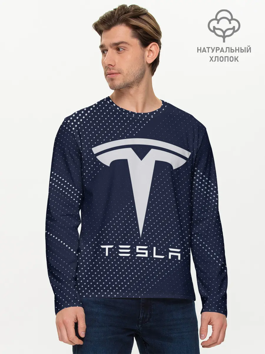 Мужской лонгслив базовый / TESLA / Тесла (P007_P004ooo2734737, P004ooo2734737)