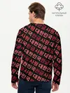 Мужской лонгслив базовый / Корейский Хангыль (P007_P004ooo2733933, P004ooo2733933)