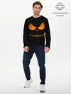 Мужской лонгслив базовый / Зловещая улыбка (P007_P004ooo2737241, P004ooo2737241)