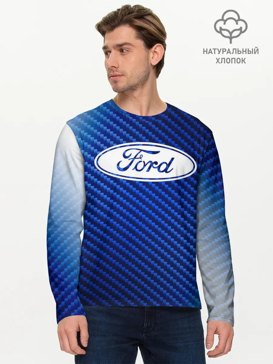 Мужской лонгслив базовый / FORD / Форд (P007_P004ooo2737287, P004ooo2737287)