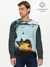 Мужской лонгслив базовый / HALLOWEEN. (P007_P004ooo2735299, P004ooo2735299)