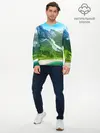 Мужской лонгслив базовый / Альпийские горы (P007_P004ooo2735395, P004ooo2735395)
