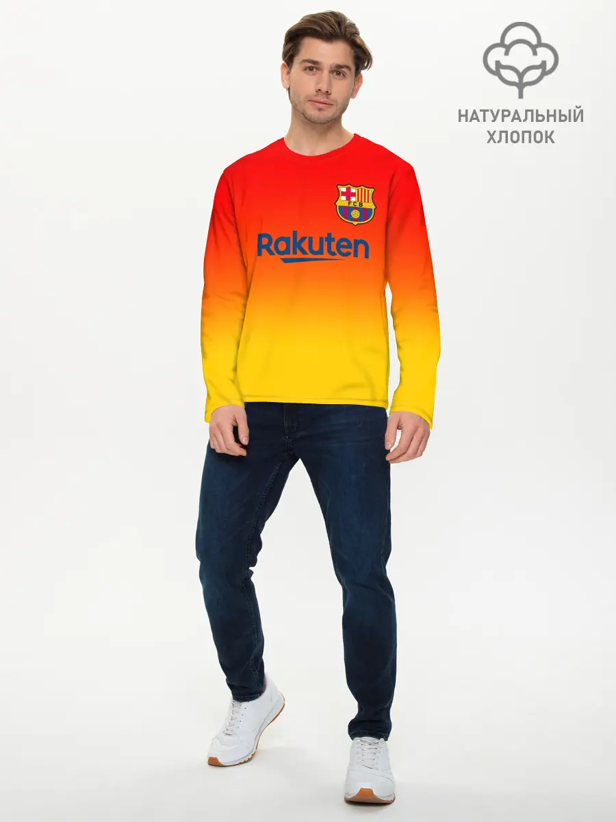 Мужской лонгслив базовый / FC BARCELONA (P007_P004ooo2736223, P004ooo2736223)
