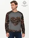 Мужской лонгслив базовый / Люблю кофе (P007_P004ooo2738331, P004ooo2738331)