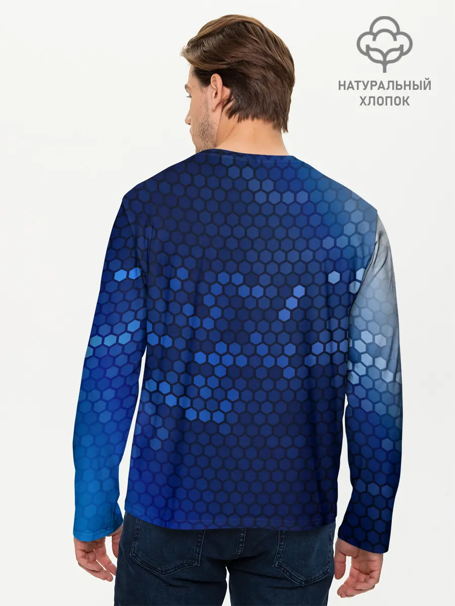 Мужской лонгслив базовый / SSC NAPOLI / Наполи (P007_P004ooo2737425, P004ooo2737425)