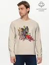 Мужской лонгслив базовый / Конь БоДжек (P007_P004ooo2740441, P004ooo2740441)