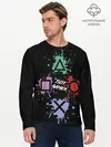 Мужской лонгслив базовый / JUST GAMER (P007_P004ooo2738957, P004ooo2738957)