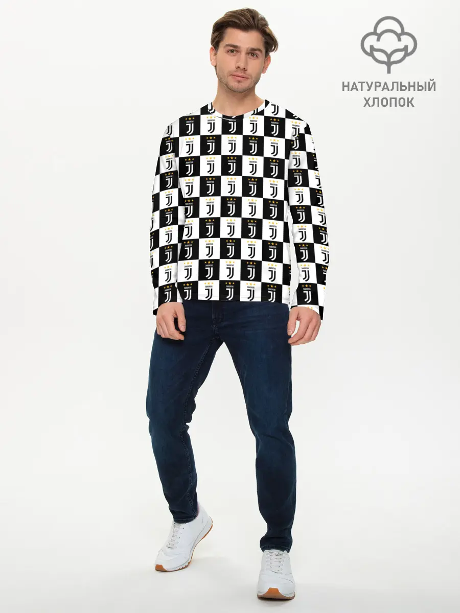 Мужской лонгслив базовый / JUVENTUS (P007_P004ooo2739675, P004ooo2739675)