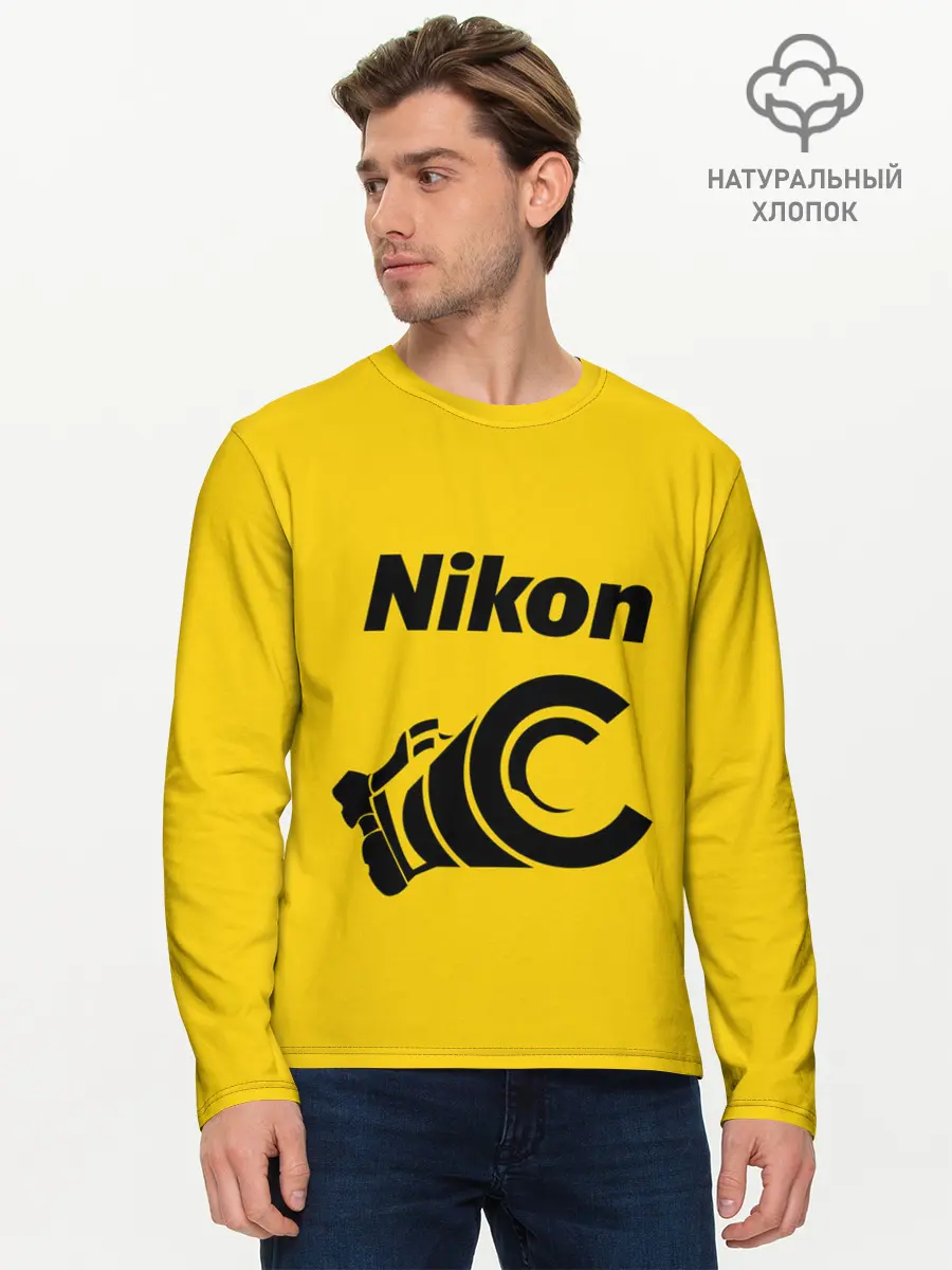 Мужской лонгслив базовый / Никон (P007_P004ooo2741647, P004ooo2741647)