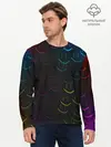 Мужской лонгслив базовый / Rainbow smile (P007_P004ooo2742785, P004ooo2742785)