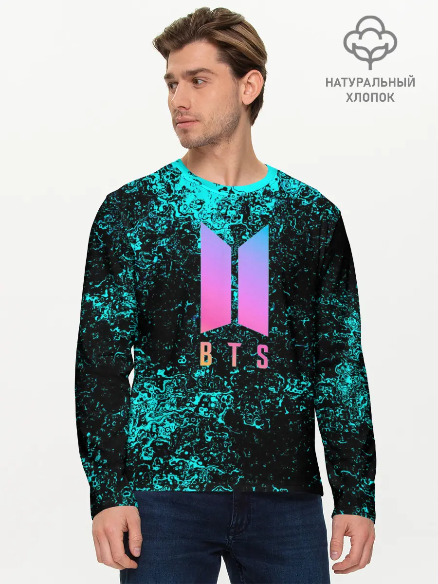 Мужской лонгслив базовый / BTS (P007_P004ooo2744881, P004ooo2744881)