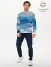 Мужской лонгслив базовый / Горы (P007_P004ooo2743765, P004ooo2743765)
