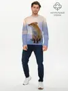 Мужской лонгслив базовый / Лисичка (P007_P004ooo2745883, P004ooo2745883)