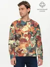 Мужской лонгслив базовый / Осенние цвета (P007_P004ooo2747929, P004ooo2747929)