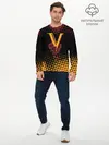 Мужской лонгслив базовый / CYBERPUNK 2077 / VALENTINO. (P007_P004ooo2747931, P004ooo2747931)