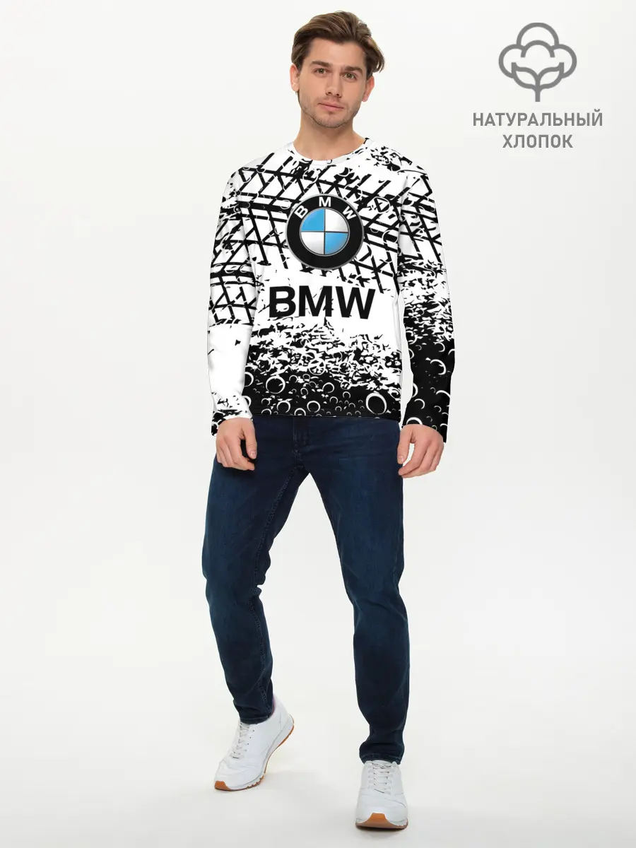 Мужской лонгслив базовый / BMW. (P007_P004ooo2747181, P004ooo2747181)