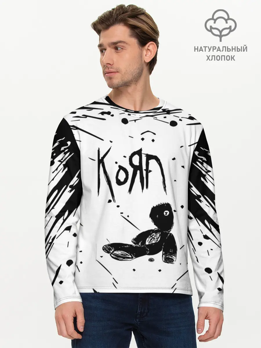 Мужской лонгслив базовый / korn (P007_P004ooo2749185, P004ooo2749185)