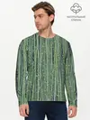 Мужской лонгслив базовый / Зеленый бамбук (P007_P004ooo2748325, P004ooo2748325)