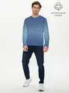 Мужской лонгслив базовый / Хаотичный горошек (P007_P004ooo2750107, P004ooo2750107)