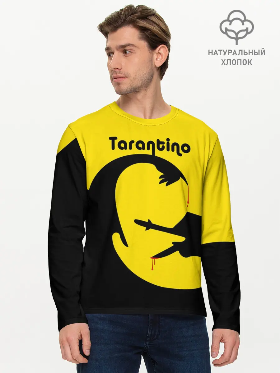 Мужской лонгслив базовый / Тарантино (P007_P004ooo2753639, P004ooo2753639)