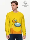 Мужской лонгслив базовый / AMONG US YELLOW (P007_P004ooo2755015, P004ooo2755015)