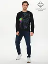 Мужской лонгслив базовый / Медуза и космонавт (P007_P004ooo2755635, P004ooo2755635)