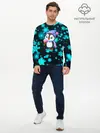 Мужской лонгслив базовый / Новогодний пингвин (P007_P004ooo2757337, P004ooo2757337)