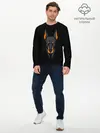 Мужской лонгслив базовый / Доберман (P007_P004ooo2757497, P004ooo2757497)