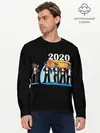 Мужской лонгслив базовый / 2020 не спасти... (P007_P004ooo2758635, P004ooo2758635)