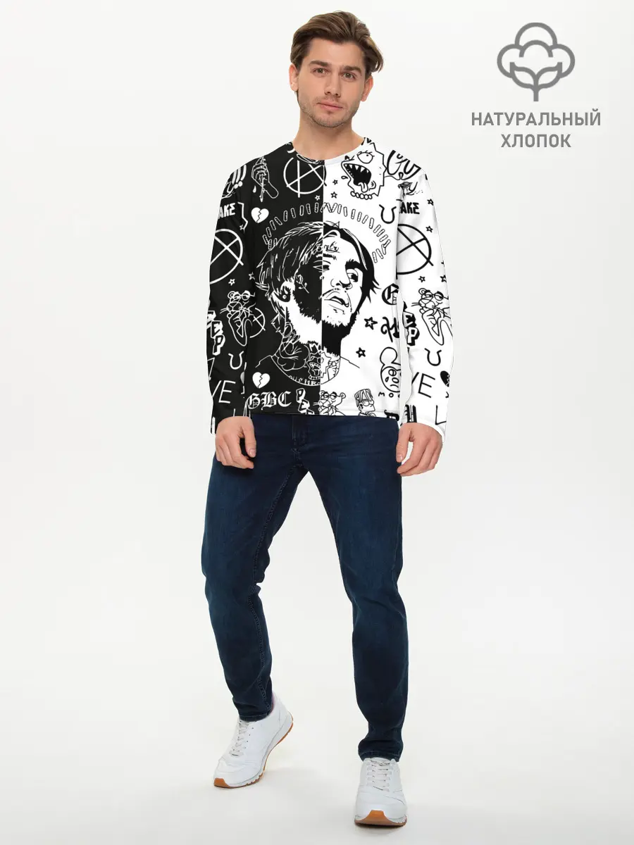 Мужской лонгслив базовый / LIL PEEP (P007_P004ooo2762323, P004ooo2762323)