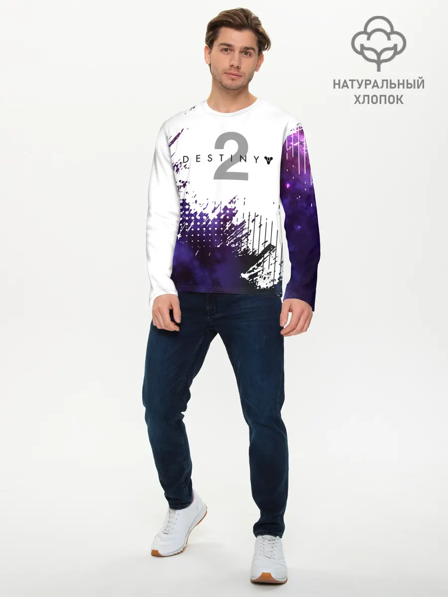 Мужской лонгслив базовый / DESTINY 2: BEYOND LIGHT. (P007_P004ooo2761509, P004ooo2761509)