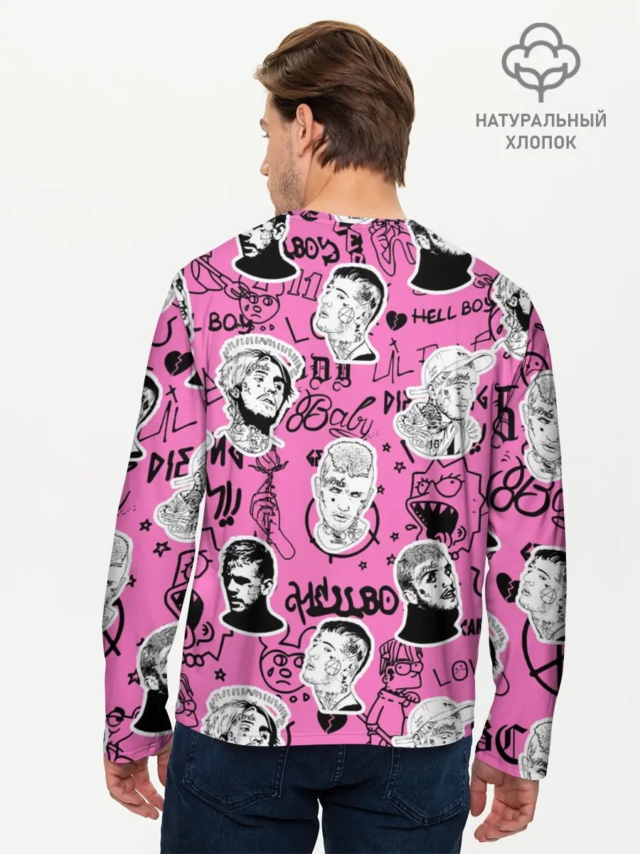 Мужской лонгслив базовый / LIL PEEP (P007_P004ooo2762679, P004ooo2762679)
