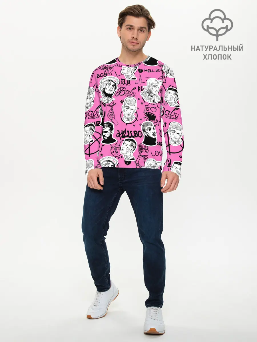 Мужской лонгслив базовый / LIL PEEP (P007_P004ooo2762679, P004ooo2762679)