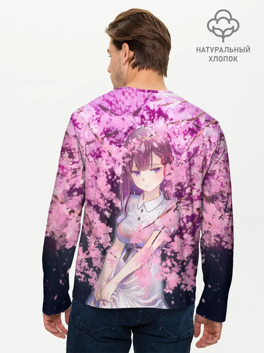 Мужской лонгслив базовый / SAKURA (P007_P004ooo2767455, P004ooo2767455)