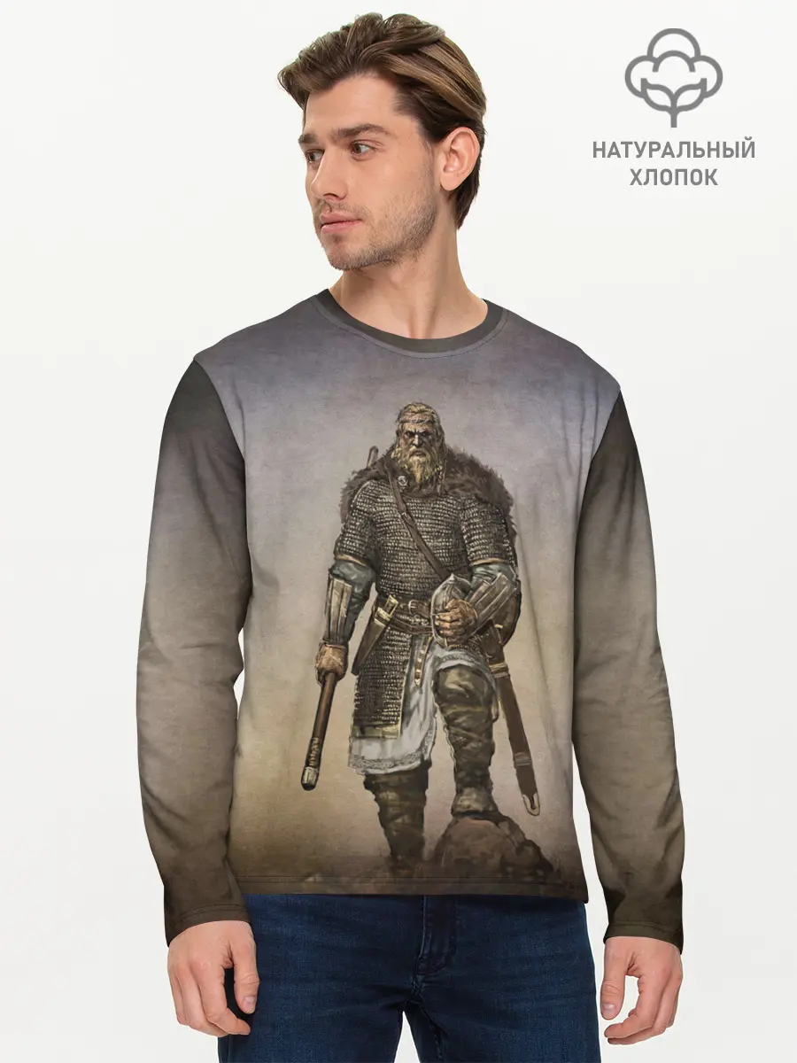 Мужской лонгслив базовый / СЛАВА РУСИ (P007_P004ooo2766921, P004ooo2766921)