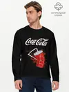 Мужской лонгслив базовый / Coca Cola (P007_P004ooo2768981, P004ooo2768981)
